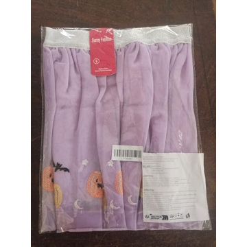 Girls Halloween Bat Mesh Skirt - Cute Purple Tutu