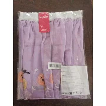 Girls Halloween Bat Mesh Skirt - Cute Purple Tutu