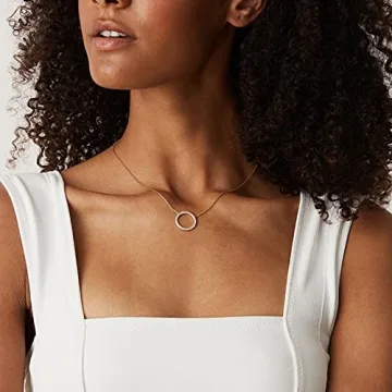 Stunning PAVOI Circle CZ Necklace for Every Occasion