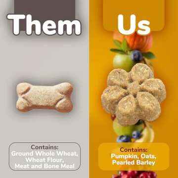 Fruitables Pumpkin and Banana Training Treats for Dogs