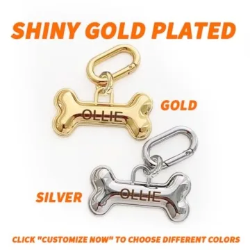 Personalized MEMOPAW Dog Tags Stylish Deep Engraved ID Tags