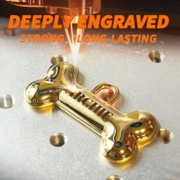 Personalized MEMOPAW Dog Tags Stylish Deep Engraved ID Tags