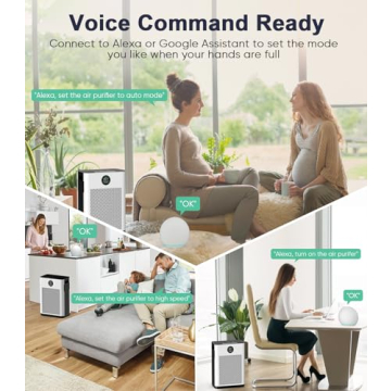 FRESHDEW Smart Air Purifier for Home Up to 2300ft²