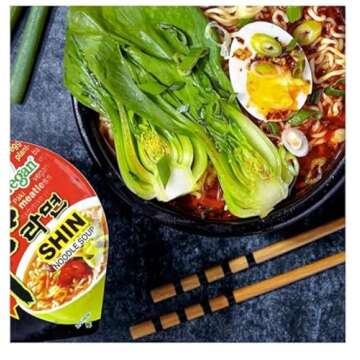 Gourmet Vegan Shin Ramen Cups - Instant Korean Noodles
