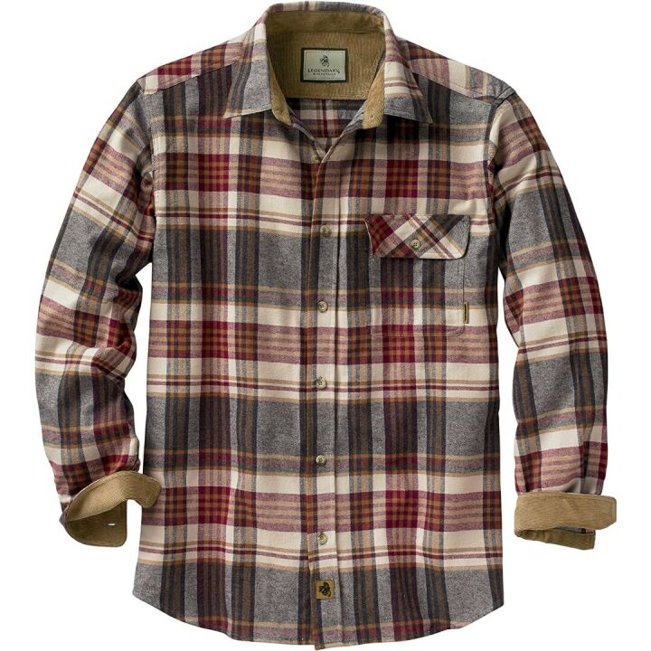 Men's Buck Camp Flannel Shirt - Legendary Whitetails