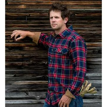 Men's Buck Camp Flannel Shirt - Legendary Whitetails