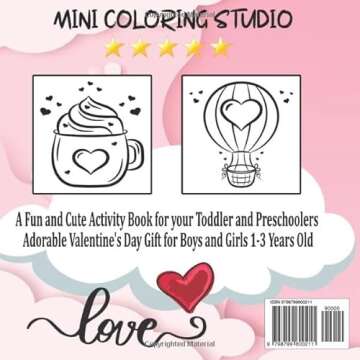 My First Valentine Coloring Book: A Fun and Cute Activity Book for Toddler and Preschoolers | Adorab...