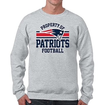 New England Patriots Crewneck Sweatshirt - Comfort & Team Spirit for All Fans