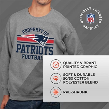NFL New England Patriots Crewneck Sweatshirt for Fans
