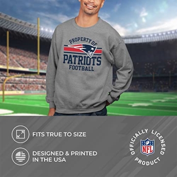 NFL New England Patriots Crewneck Sweatshirt for Fans