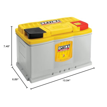 OPTIMA Yellow Top Battery - 800 CCA, Maintenance Free Performance
