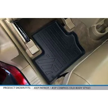 SMARTLINER Custom Fit All-Weather Floor Mats for Jeep
