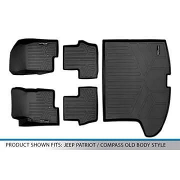 SMARTLINER Custom Fit All-Weather Floor Mats for Jeep