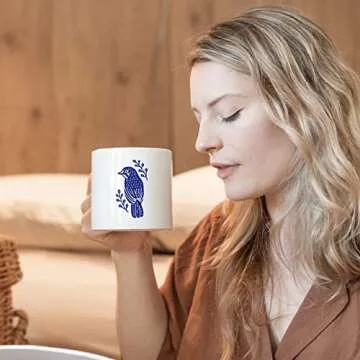 OLYCRAFT 2 Pcs Silk Screen Stencils Bird Pattern Self-Adhesive Silk Screen Printing Stencil Branch Reusable Mesh Transfer for Painting on Wood, DIY Decoration T-Shirt Fabric 8.7x11 Inch