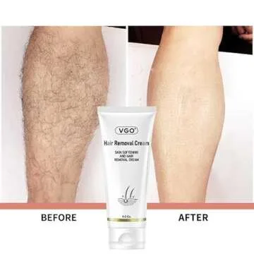 VGO Hair Removal Cream with Snail Mucin Moisturizer Bundle