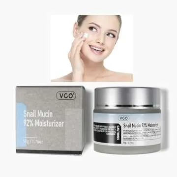 VGO Hair Removal Cream with Snail Mucin Moisturizer Bundle