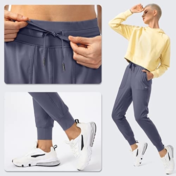 YYV Women's High Waist Joggers - Soft Comfortable Athletic Wear