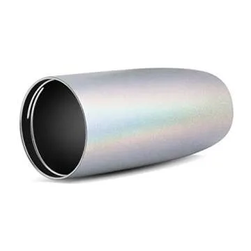 Simple Modern Travel Coffee Mug Tumbler with Clear Flip Lid | Reusable Insulated Stainless Steel Thermos Cold Brew Iced Coffee and Tea Cup | Voyager Collection | 20oz (590ml) | Selenite