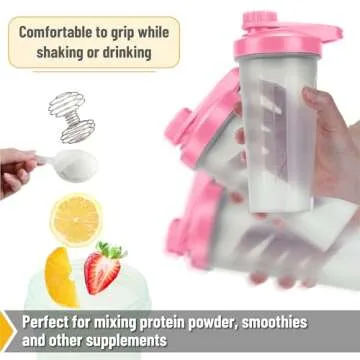 Mr. Pen 28oz Shaker Bottle for Protein Mixes, Pink