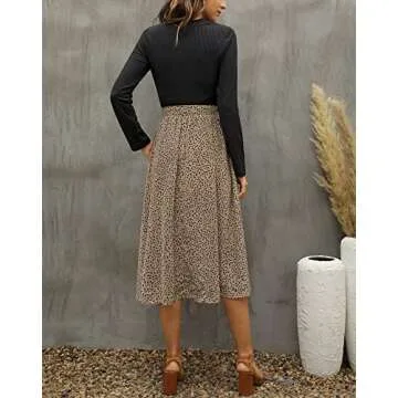 Zattcas Long Sleeve Midi Dress for Women - Stylish Comfort