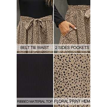 Zattcas Long Sleeve Midi Dress for Women - Stylish Comfort