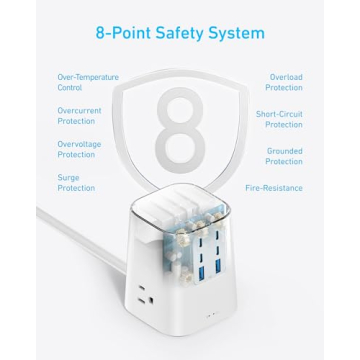 Anker USB C Charging Station with Surge Protection