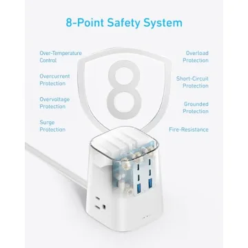 Anker USB C Charging Station with Surge Protection