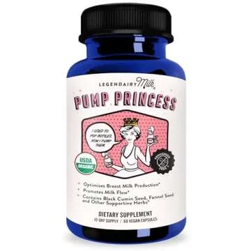 Legendairy Milk Organic Pump Princess Lactation Blend, 60 CT