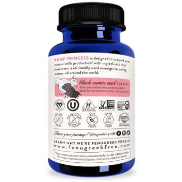 Legendairy Milk Organic Pump Princess Lactation Blend, 60 CT