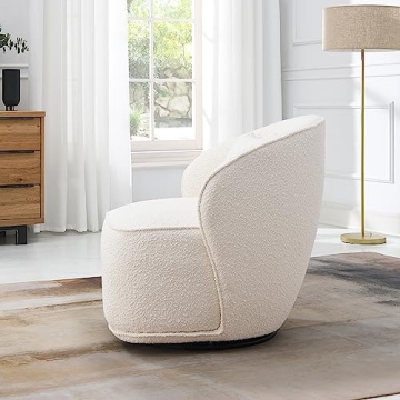 KINWELL Swivel Barrel Chair - Comfort Meets Style