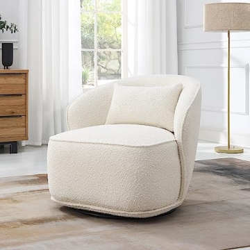 KINWELL Swivel Barrel Chair - Comfort Meets Style