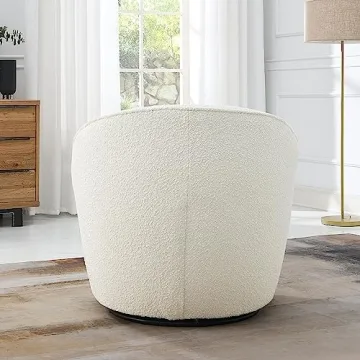 KINWELL Swivel Barrel Chair - Comfort Meets Style