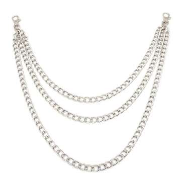 Honbay Unisex Hip Hop Punk Trousers Chain - Stylish & Versatile