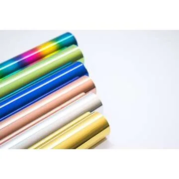 Foil Multicolor México, Rainbow Reactive Foil 16.40" x 8.38´