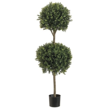 4' Double Ball Boxwood Topiary for Stylish Decor