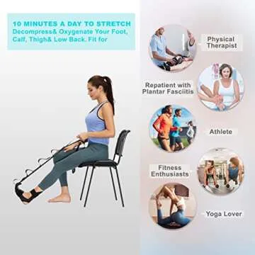 Comness Foot and Calf Stretcher for Plantar Fasciitis and More