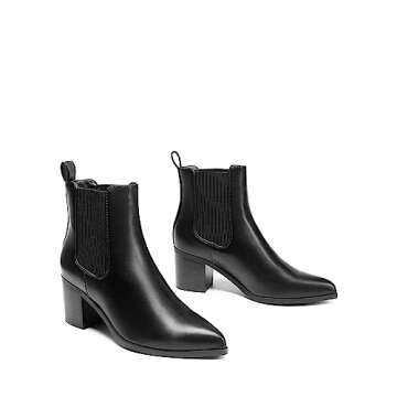 DREAM PAIRS Retro Chelsea Ankle Boots for Stylish Comfort