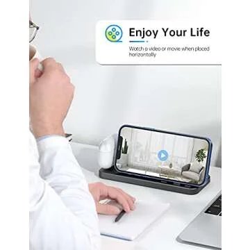 CEREECOO Portable Charging Station for Apple Products Foldable Charger Stand for iWatch 7/6/SE/5/4/3/2/1 Charging Stand for AirPods Pro/3/2/1 Charging Dock Holder (Black)…