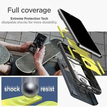 Spigen Tough Armor Designed for Pixel 8 Pro Case (2023) [Kickstand] [Military-Grade Protection] - Metal Slate