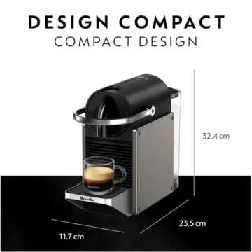 Compact Nespresso Pixie Espresso Machine by Breville