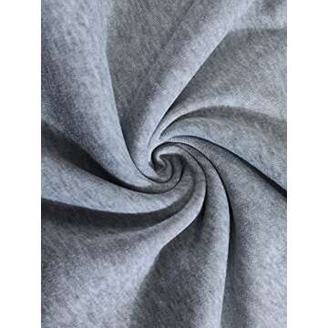 Floerns Women's Graphic Print Hoodie Long Sleeve Drawstring Sweatshirt Pullover Grey XS