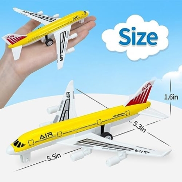 Durable Tcvents Pull Back Airplane Toys for Kids