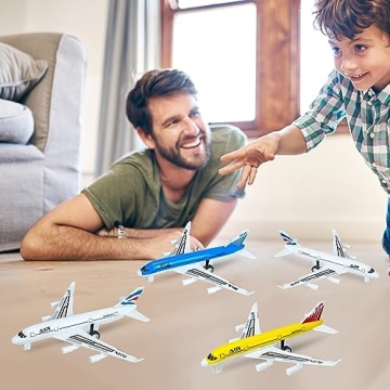 Durable Tcvents Pull Back Airplane Toys for Kids