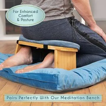 Florensi Zabuton Meditation Mat for Comfort and Support