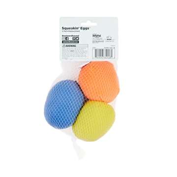 Outward Hound Squeakin' Eggs Plush Replacement Dog Toys - 3 Pack