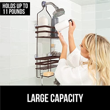Gorilla Grip Oversized Shower Caddy for Efficient Storage