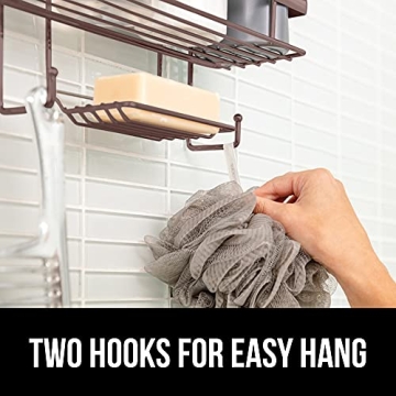 Gorilla Grip Oversized Shower Caddy for Efficient Storage