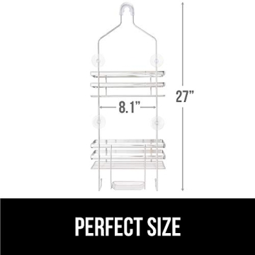 Gorilla Grip Oversized Shower Caddy for Efficient Storage