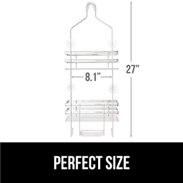 Gorilla Grip Oversized Shower Caddy for Efficient Storage