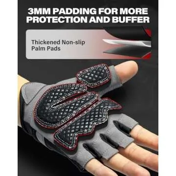 VINSGUIR Weight Lifting Gloves for Ultimate Grip and Comfort